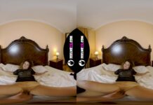 VR180 Trinity Free Tries To Catch A Real Orgasm But She Is Too Excited