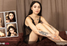 Karolina Geiman Playing With A Black Dick For The First Time