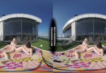 2 Hot Girls Rebeka Ruby And Ingrida Masturbating In The Sun With Glass Dildos Bubbles And Sunbathing