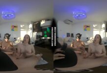 Penis Kissing Handjob Miss Pussycat And Lika Cock Worshiping Double Girl Double Pleasure Cum On Tits