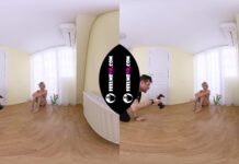 Tiffany Sexy Nude Photo Session 3D 180VR Backstage