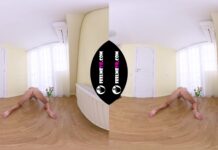 Tiffany Sexy Nude Photo Session 3D 180VR Backstage