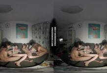 Vacation Nights Lesbian Party With Pussy Licking Strapon And Hitachi Vibrator