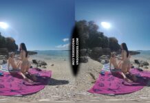 Sunny Beach Afternoon Nude Sunbathing And Searching For Shells On Vacation With Matty Josie