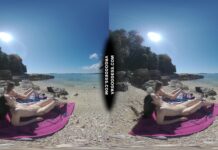 Sunny Beach Afternoon Nude Sunbathing And Searching For Shells On Vacation With Matty Josie