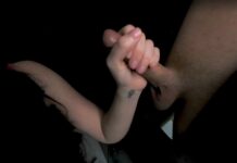 Bilbao Whore At The GloryHole Being A Cum Dump