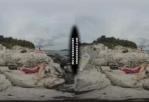 Bombshell Nude Beach Babe Rebeka Ruby Masturbates With Dildo Risky Public Jilling Friends Sunbathing