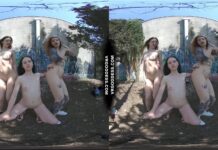 On Vacation With Matty Cheri Rebeka Ruby Nude In Public Painting Graffiti And Dancing