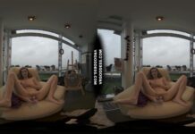 Fresh Face Josie Does Rainy Day First Time Dildo Masturbation