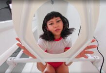 Mean and Bratty Latina Humiliates the Human Toilet