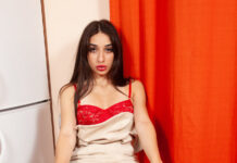 Roxanne Is A Paled Skinned Brunette Who Loves Fingering Her Tight Pussy