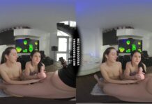 Double Blowjob Between The Scenes From Gorgeous Cumplaying Girls Matty And Rebeka Ruby