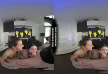 Double Blowjob Between The Scenes From Gorgeous Cumplaying Girls Matty And Rebeka Ruby