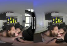 Double Blowjob Between The Scenes From Gorgeous Cumplaying Girls Matty And Rebeka Ruby