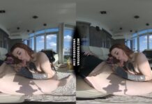 Tattoo Girl Brille Sucking Off Lucky Camera Guy Blowjob And Bong Rips Cum On Her Tits