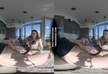 Tattoo Girl Brille Sucking Off Lucky Camera Guy Blowjob And Bong Rips Cum On Her Tits