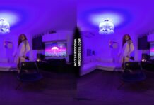 Late Night Striptease Dancer Lea Deep Glass Dildo Masturbation