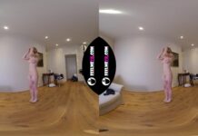 Ruby Big Tits Teenager Nude Casting VR180 Backstage