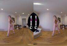 Ruby Big Tits Teenager Nude Casting VR180 Backstage