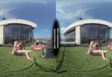 Summertime Naked Teen Sunbathing Babe Margarita Enjoying Herself In Bubbles In Sun