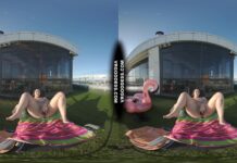 Vanessa Klein Jilling With Some Big Dildos For Deep Penetration Rooftop Bubble Sunbathing