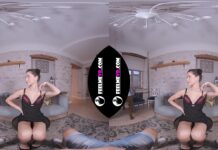 180VR lapdance With Super Sexy Brunette Francheska