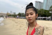 Skinny Asian Bargirl Spotted On A Beach And Banged In HotelRoom
