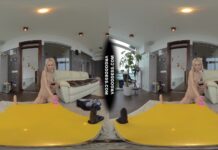 Skinny Blonde Poppy Trying Different Dildos Will It Fit Challenge Loves Big Black Ones Most