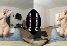 VR180 Miturasu Sexy Blonde Lapdance