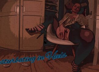 Masturbating in Heels