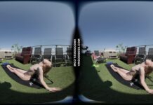 Kitty Kate Nude Yoga Afternoon On A Sunny Windy Day