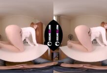 Virtual Reality Striptease With Redhead Teen Vladislava