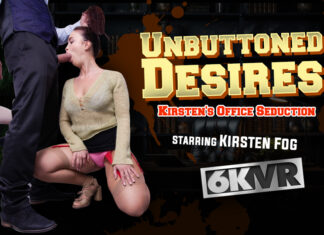 Unbuttoned Desires: Kirsten’s Office Seduction