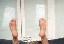 Aura Sin Strips School Uniform Before Anal Dildo Fun