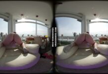 Ellah Getting Wild With Her Dildo On A Sunny Day