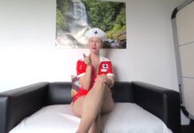 Geile Krankeschwester therapiert Deine Latte