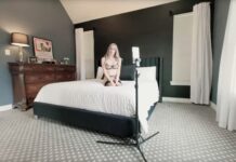 Husband Catches Sierra Doing a Custom Video