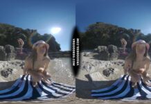 Josie Dildo Masturbating On Public Nude Beach Matty In Background