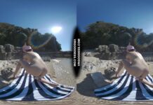 Josie Dildo Masturbating On Public Nude Beach Matty In Background