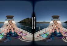 Kristina Emmux And Rebeka Ruby Get Naked On A Yacht Playing With Bubbles