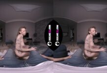 Virtual Reality Striptease With Tattooed Babe Melissa