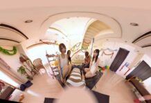 Kanae Ruka & Nanase Hazuki – Comedy 360° VR: Calling A Comedian To Get Him Excited