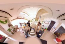 Kanae Ruka & Nanase Hazuki – Comedy 360° VR: Calling A Comedian To Get Him Excited