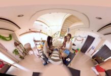 Kanae Ruka & Nanase Hazuki – Comedy 360° VR: Calling A Comedian To Get Him Excited