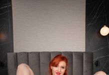 Perky Boobed Ginger Lola Red Has Passionate Sex With A Dildo