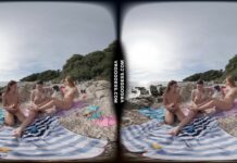 Kirstina With Her Friends Emmux And Rebeka Ruby Nude Beach Picnic And Sunbathing