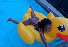 POV Pool Tease – Amelia Star’s Wet Body and Dark Skin Will Drive You Crazy | 8K Seduction