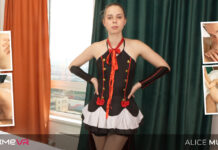 Alice Murkovski In Naughty Uniform Play With A Big Dick Fellow