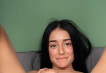 No Toy Is Too Big For Skinny Brunette Ara Mix