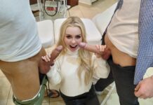 Haley Spades VR Video Part One – Behind The Scenes Of First Double Vaginal Threesome